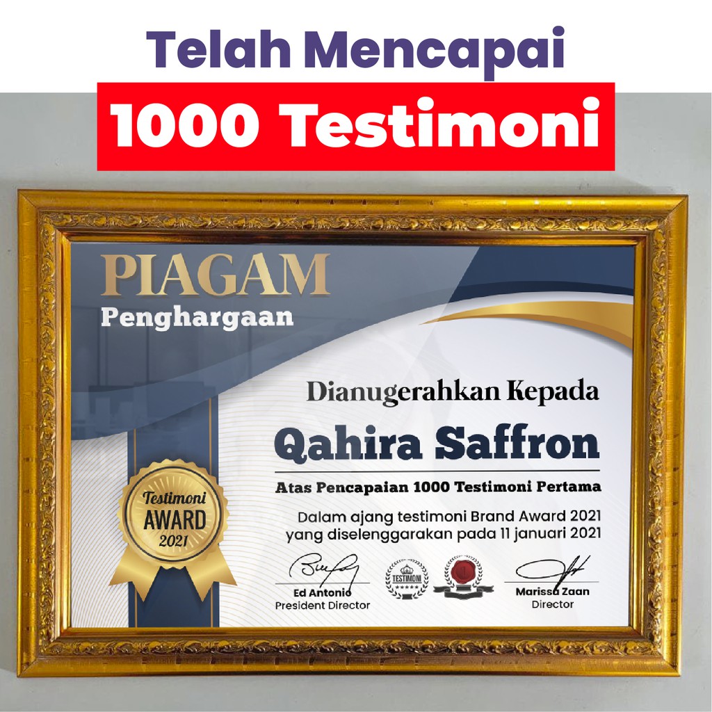 Qahira Saffron Untuk Menyembuhkan Penyakt Dan Merawat Kecantikan BUY 1 GET FREE 1 Saffron Original