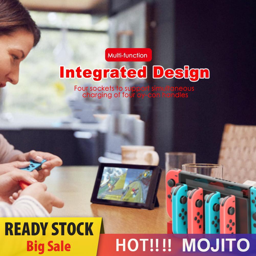 MOJITO PG-9186 Controller Charger Charging Dock Stand for Nintendo Switch Joy-Con