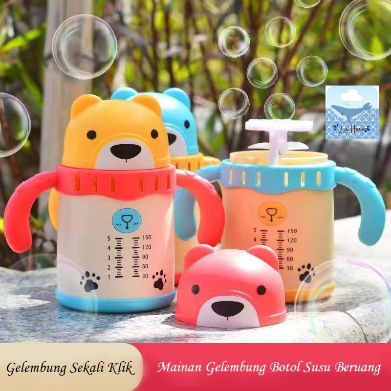 Mainan Botol Susu Beruang - Gelembung Sabun Bubble Bottle Milk