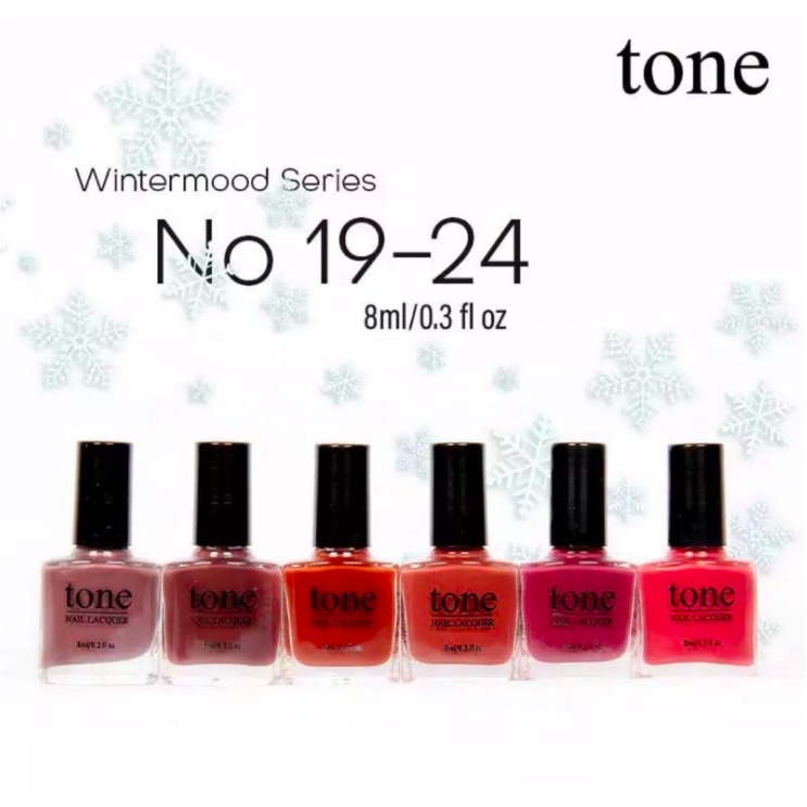 Kutek Kuku Kitek Kuku Tone Nail Lacquer Winter Mood Series 1 Box