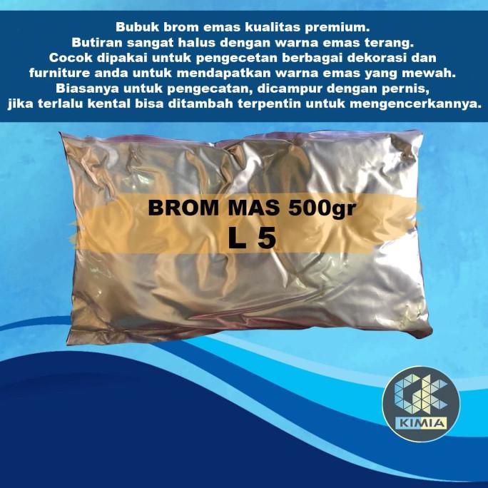 

bubuk brom mas L5 500gr dekorasi