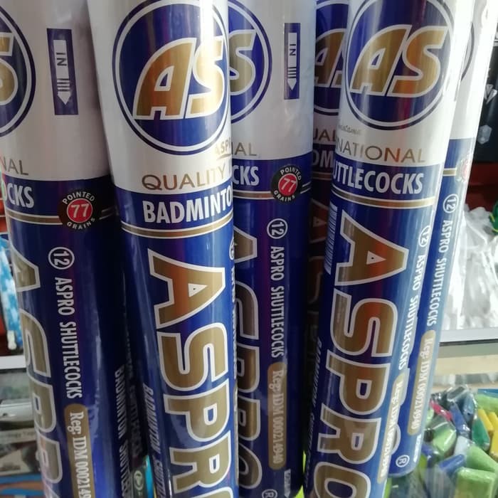 Unik shutlecok kok Aspro biru Terlaris