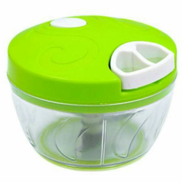 Speedy Chopper Blender Tangan Pemotong Daging Bawang Buah dan Sayuran - Green