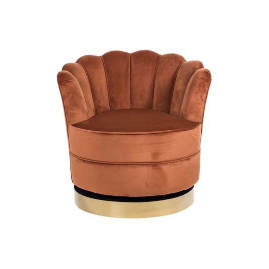 ROTATABLE SINGLE SOFA SHELL KURSI KERANG KIPAS PUTAR