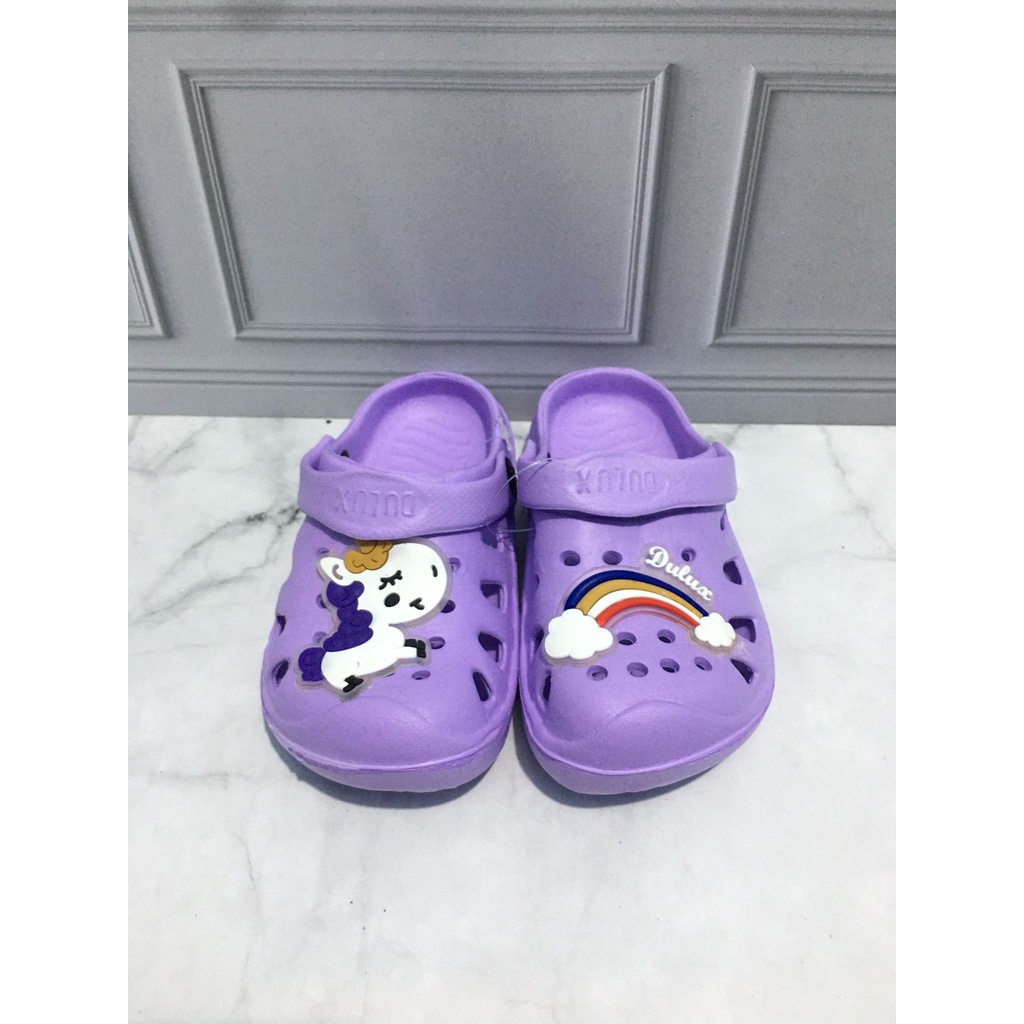 DX-008E-UNC Sandal Baim Anak Perempuan Karakter Unicorn Ukuran 21-26