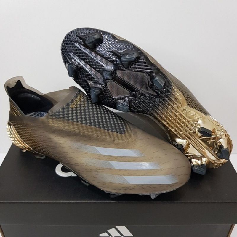 Sepatu Bola Adidas X Ghosted+ Black Gold