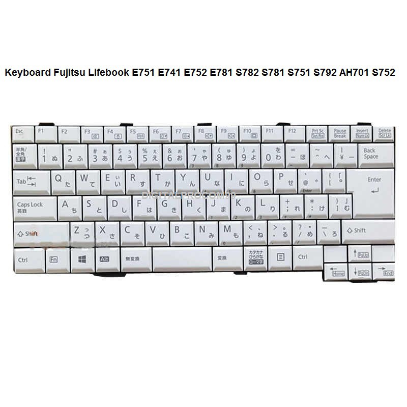 keyboard Laptop  FUJITSU Lifebook SH560 SH760