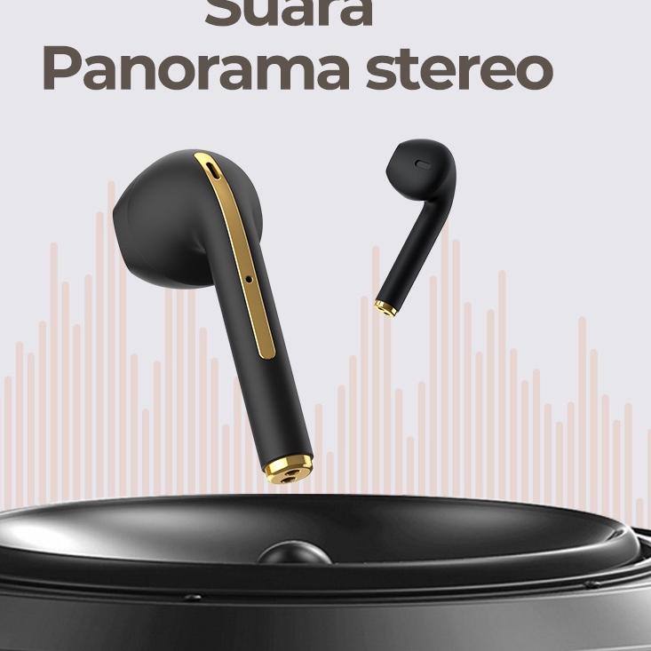 [CN1317] Basike Headset Gaming TWS Bluetooth Earphones Noise Cancelling With Mic Wireless Earphone B