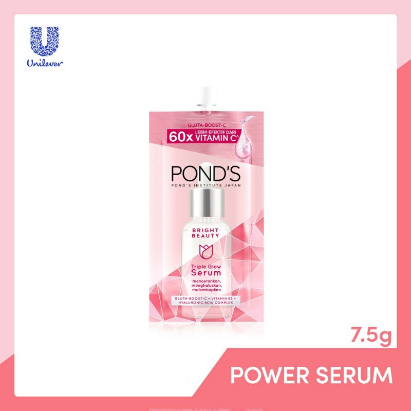 Ponds Sachet 7,5g Triple Glow Serum | Serum Day Cream