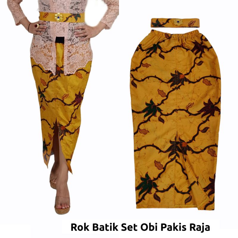 Set Rok Batik dan Selendang
