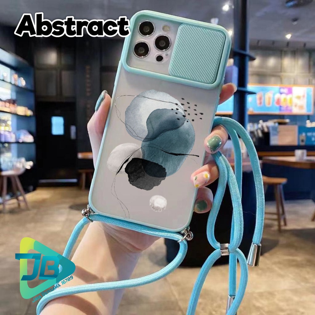 SOFTCASE SLINGCASE SLIDE PELINDUNG KAMERA ABSTRACT SAMSUNG OPPO VIVO REALME IPHONE XIAOMI ALL TYPE JB4943