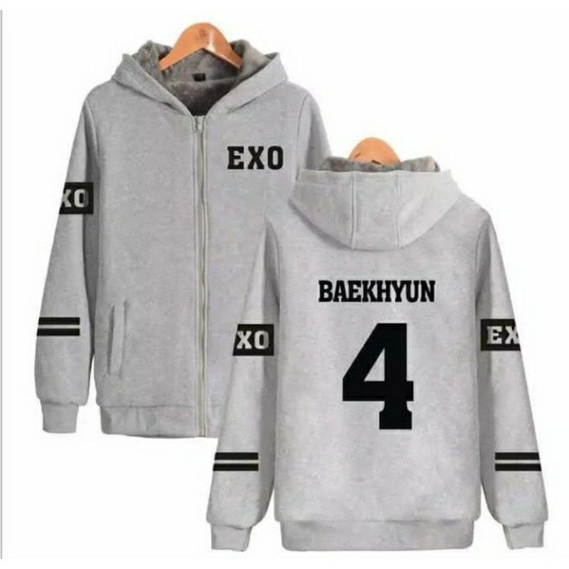 S - XXXXXL(6XL) JAKET EXO HOODIE KPOP SEHUN KAI SUHO XIUMIN D.O LAY CHANYEOL BAEKHYUN CHEN BIGSIZE