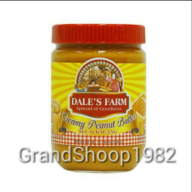 

DALE'S FARM CREAMY PEANUT BUTTER 500 GRAM