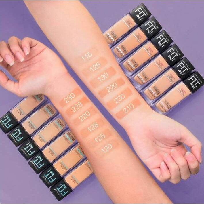  Maybelline Fit Me Foundation 30 ml MATTE SERIES BACA 