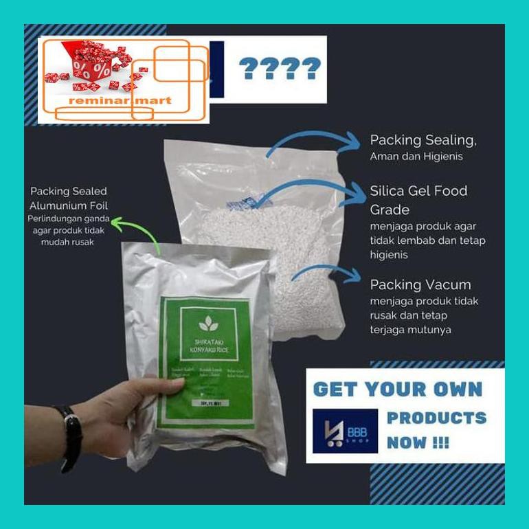 

S0Bers Shirataki Konnyaku Rice / Beras Shirataki - Keto Diet - 500 Gr Ric0S50B