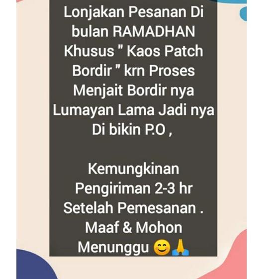 Update KAOS RIB  PART 2 / / KAOS PATCH BORDIR RIB / KAOS POLOS LENGAN PANJANG / TSHIRT TUMBLR KAOS W