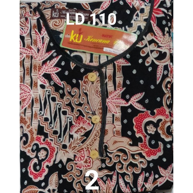 Daster Kencana Ungu Plisir K3 label coklat-91