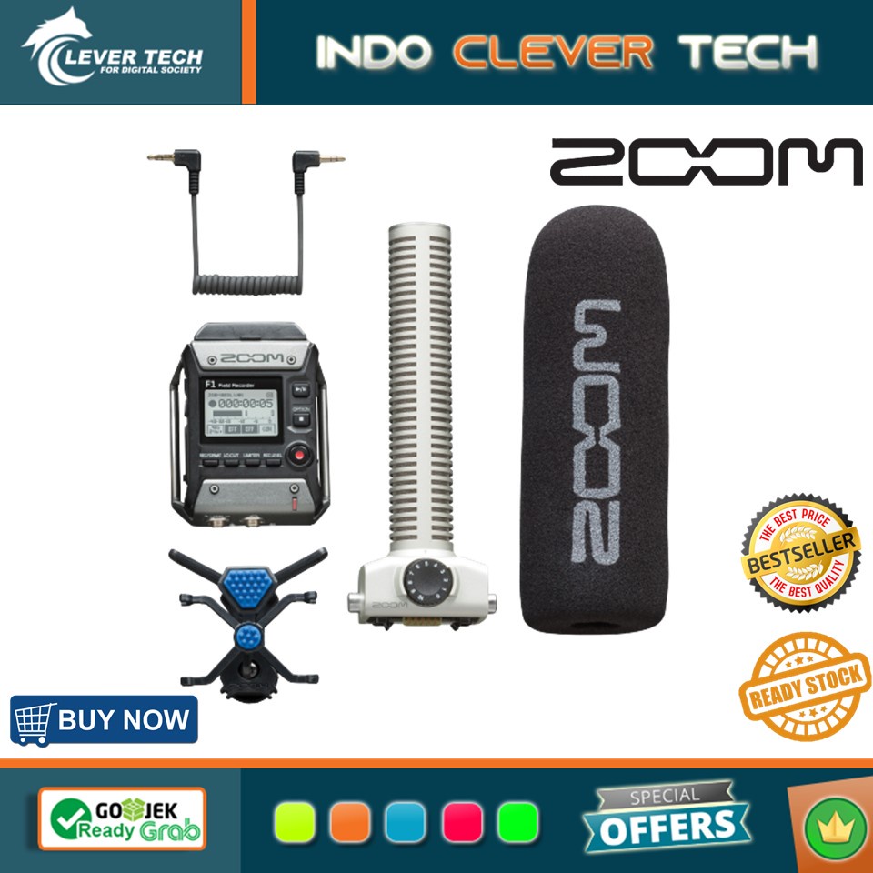 Zoom F1 SP Field Recorder With Shotgun