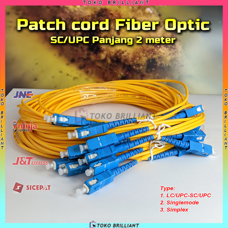 1M,2M,3M,5M Patchord SC to SC kabel cable fo ftth  SC - SC -1PCS