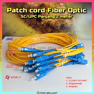 2M Patchord SC to SC kabel cable fo ftth  SC - SC -1PCS