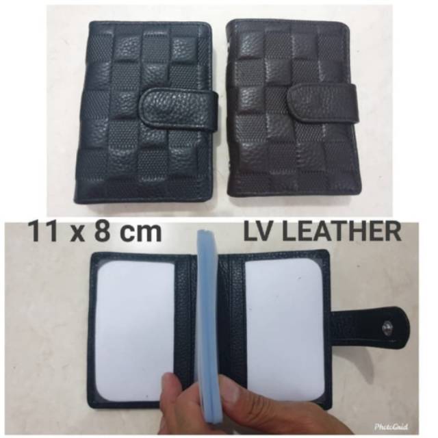 CARD HOLDER DOMPET KARTU KULIT LV GC Kualitas premium import.