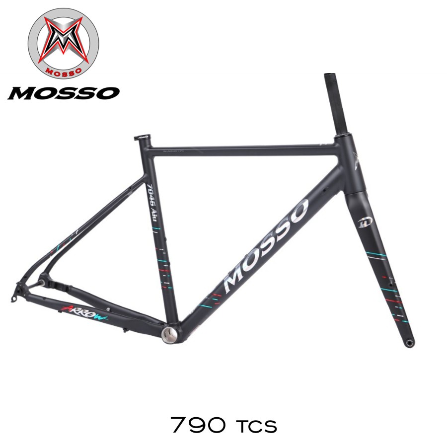 FRAME SEPEDA ROADBIKE MOSSO 790 TCS FORK CARBON