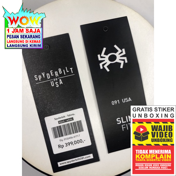 

SPYDERBILT PRICE TAG HANGTAG BARCODE SUPER PREMIUM CO 1X DI KIRIM 600PCS