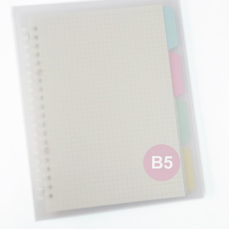 

M3enju4lh Binder Ring PVC Plastic B5 by bukuqu..,mB3.CDE
