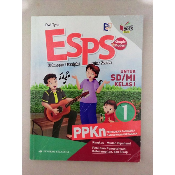 ESPS PPKN 1 untuk SD/MI Kelas 1 Kurikulum 2013 Revisi