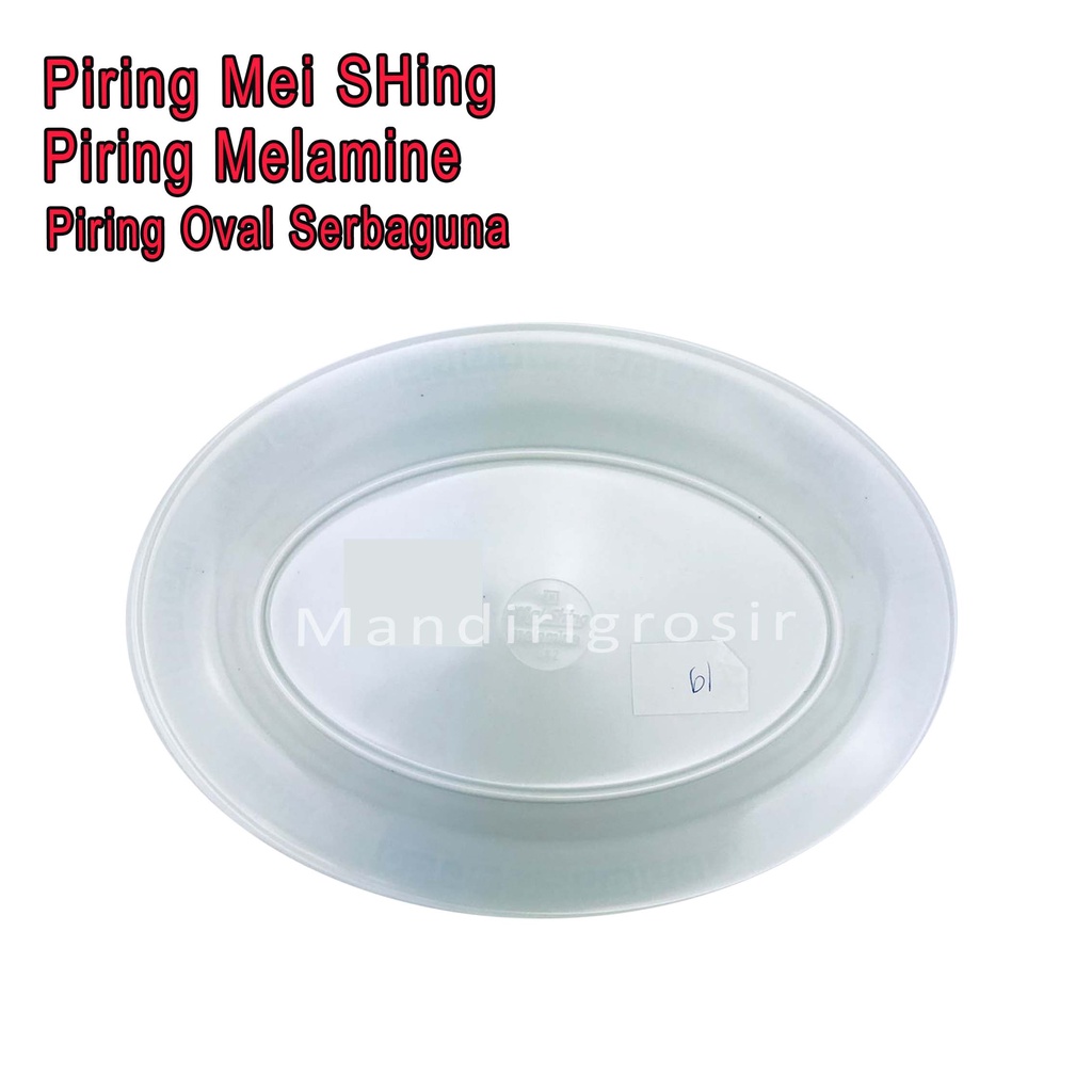 Piring Oval *Piring Mei SHing * Piring Melamine *812