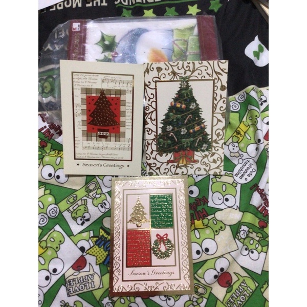 

KARTU NATAL TAHUN BARU MADE IN CHINA CHRISTMAS CARD SEASON'S GREETIGS NEW YEAR