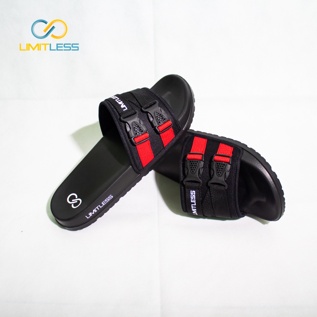 Sandal Pria Slide Casual Sendal Selop Pria Hitam Terbaru Limitless Sendal Pria Distro Comfortable