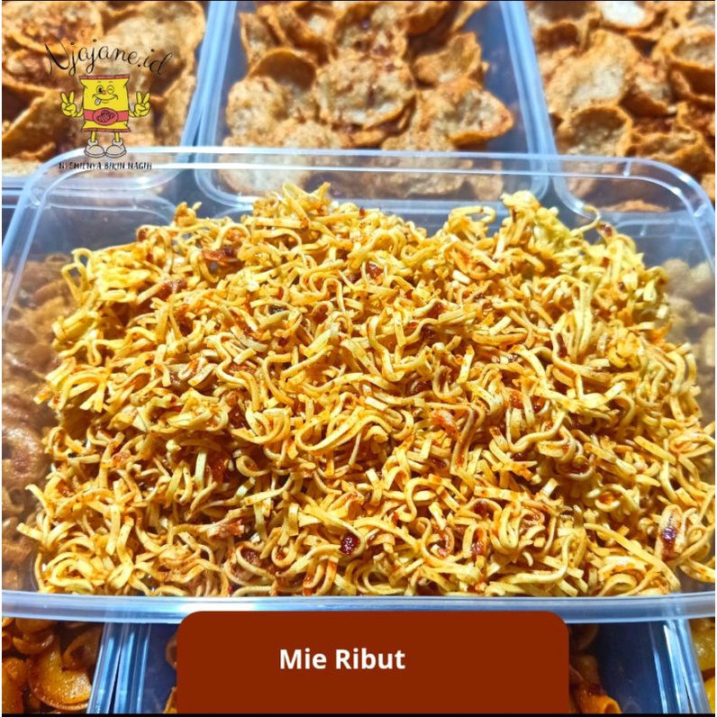 (PROMO)Mie RIBUT 150 Gram kemasan Box /Mie Pedas l Mie kriting Pedas