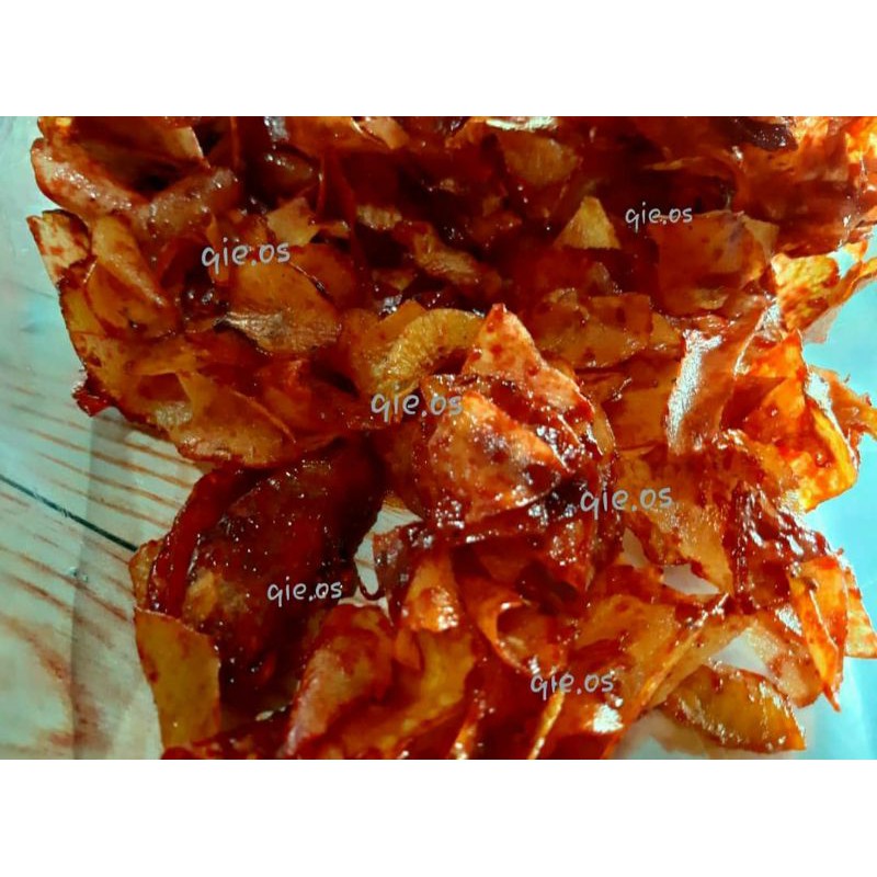 

2Xbtygneal Sakha Snack ) Keripik Singkong Sambal Pedas Manis Kripik Sanjay 250 Gram