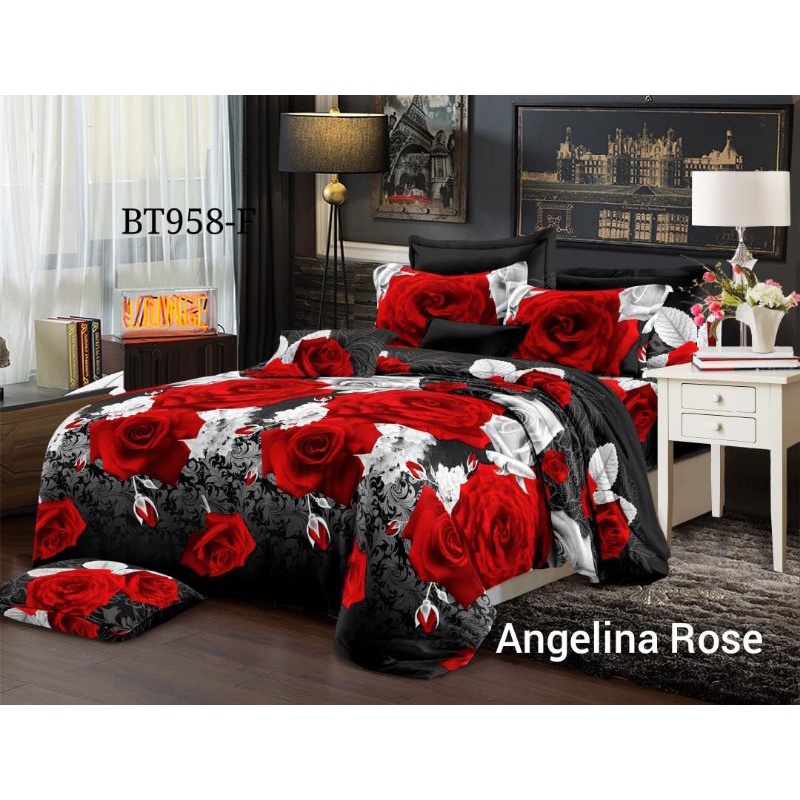 Sprei Home Made Bonita Ukuran 180 x 200 katun motif bunga