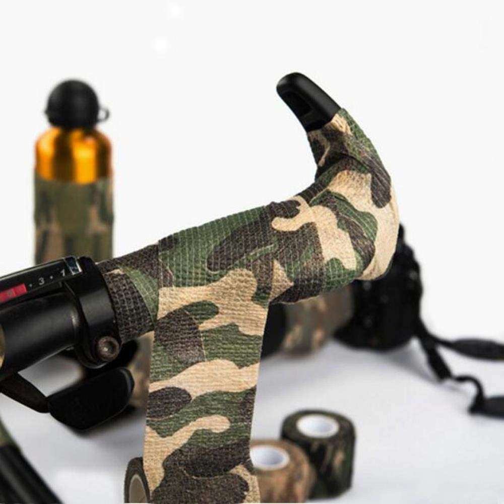 YGRETTE - Camouflage Camo Retractable Tape Hunting Survival Kit / Lakban Ajaib Pelindung Frame