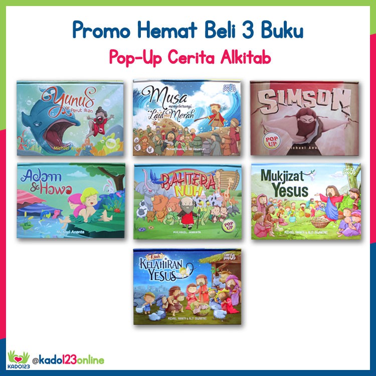 Buku Pop-Up Cerita Alkitab (KD)