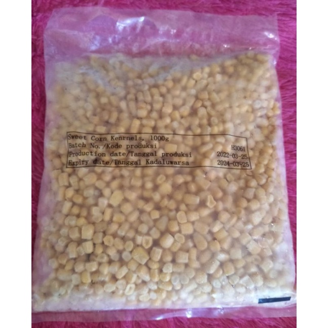 

Sweet Kernel Corn (Jagung Manis Pipil Beku) 1Kg Murah Sby