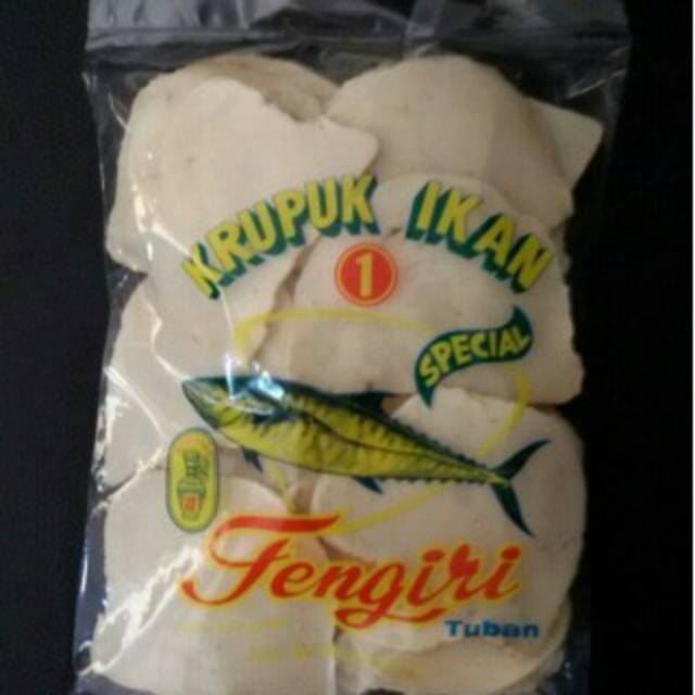 

Krupuk ikan tengiri besar khas tuban