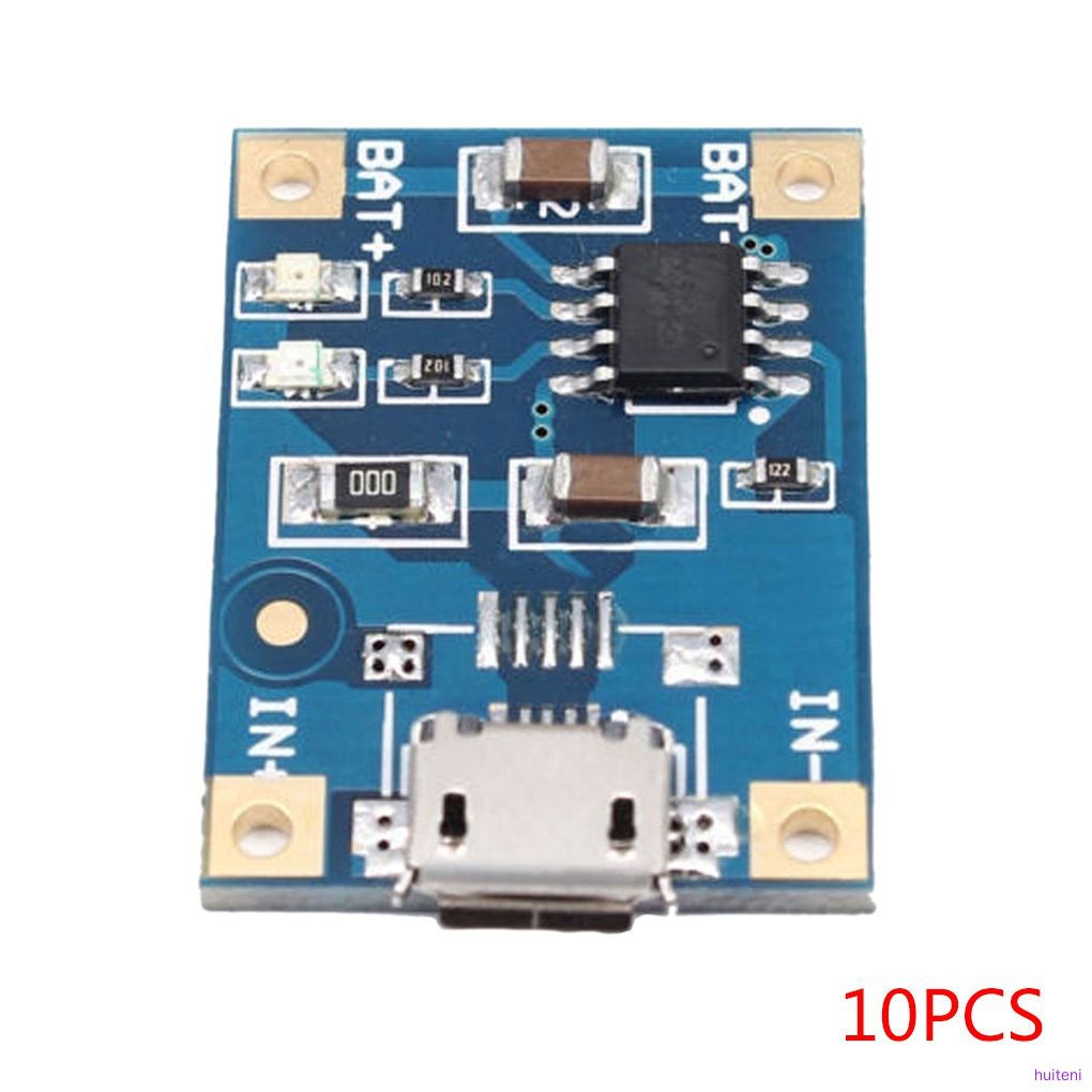 10pcs / 5pcs / 2pcs Tp4056 1a Papan Modul Charger Baterai Lithium Mini Interface Usb Huiteni