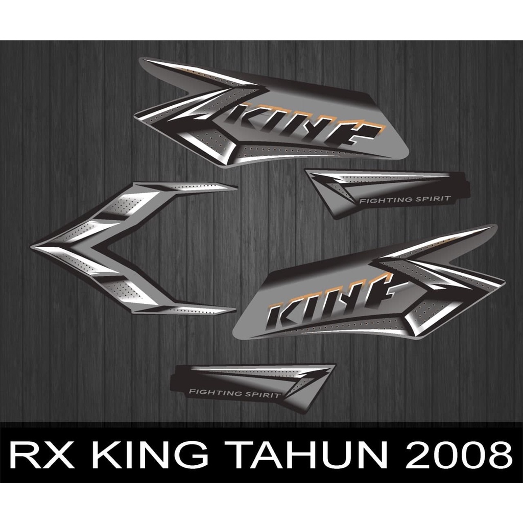 STIKER STRIPING LIST RX KING 2008