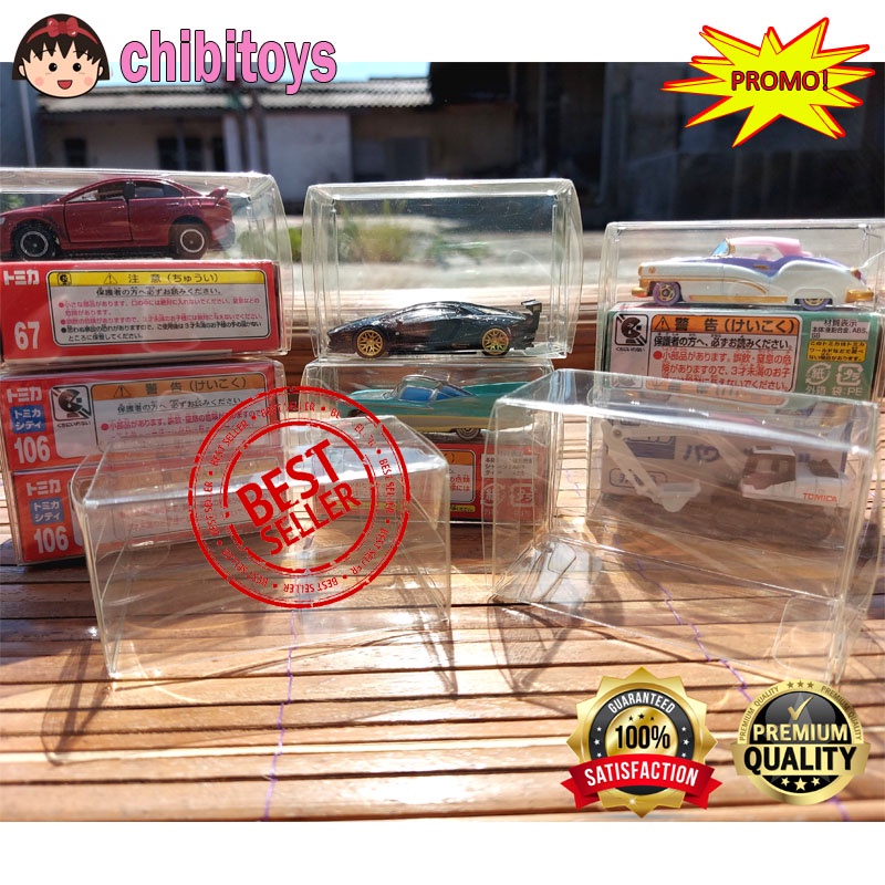 BOX KOTAK MIKA TOMICA REGULER KECIL DOUBLE HOTWHEELS LOOSE CARCASE - KOTAK PELINDUNG DIECAST TOMICA
