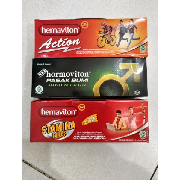 Hemaviton action Hemaviton stamina plus dan Neo hormoviton box
