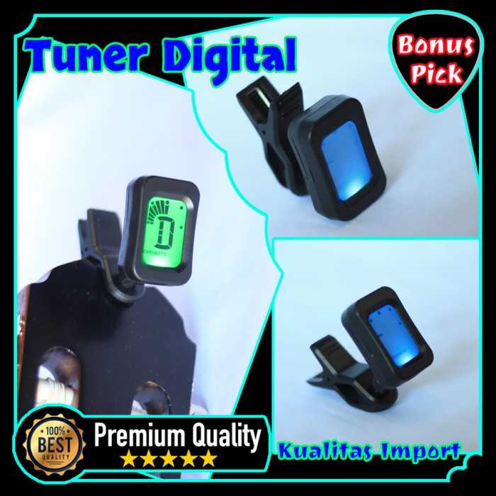 Tuner Gitar / Tunning Nada Gitar / Gitar Tuner Digital Import / Stem