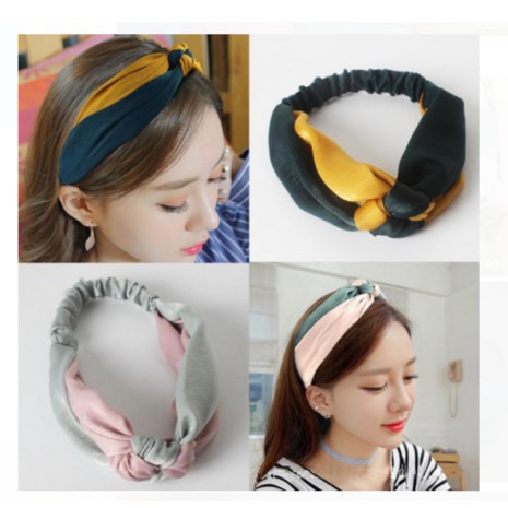 Bando Polos Salur Motif Bando Bandana Simpul Korea