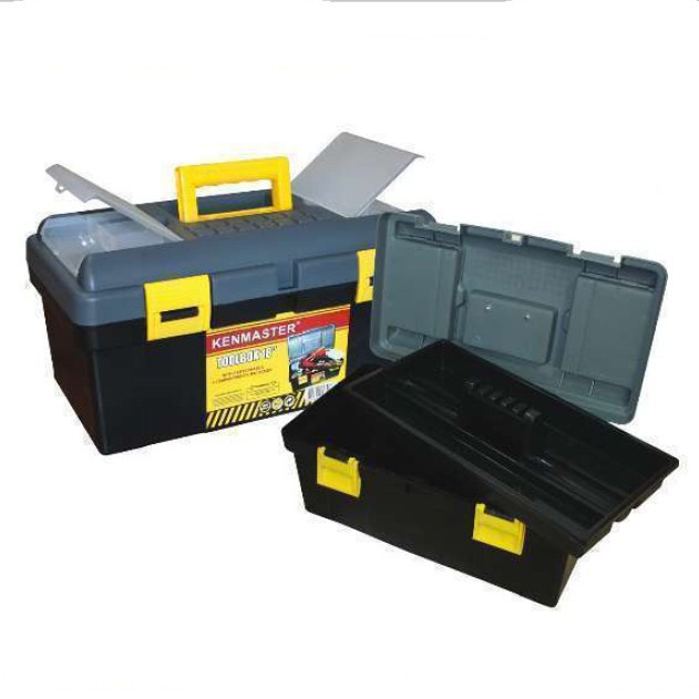 Tool Box Kenmaster 18 Inch / Kotak Penyimpanan Alat Perkakas (KHUSUS JNT/DLL)