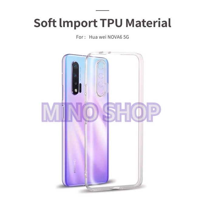 SOFTCASE TRANSPARAN HUAWEI NOVA 6 5G - PREMIUM CLEAR SOFT CASE