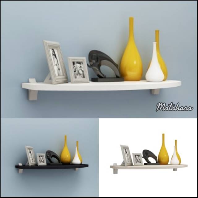 ACE Masterspace HALF ROUND Rak Dinding 60 Cm Rak Gantung Rak Bunga Rak Sudut