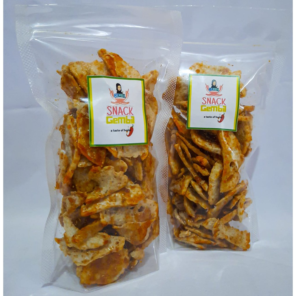 

Cemilan Snack Kering Basreng bumbu Karedok Homemade