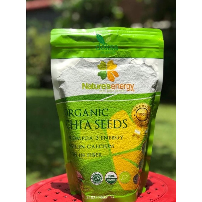 

Chia Seeds Organik / Natures Energy Organic Chia Seeds 1000Gr / 1Kg